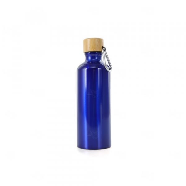 Garrafa de Alumínio Personalizado - 500ml Azul