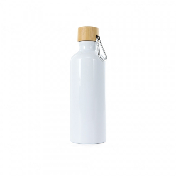 Garrafa de Alumínio Personalizado - 500ml Branco