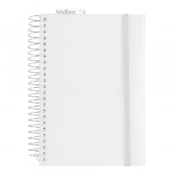 Agenda Personalizada Diária 2024 - 20 x 14,8 cm Branco