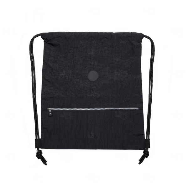 Sacochila Personalizada de Nylon Impermeável - 47 x 42,4 cm Preto