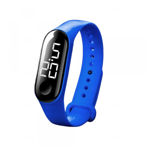 Relógio Esportivo Personalizado Azul