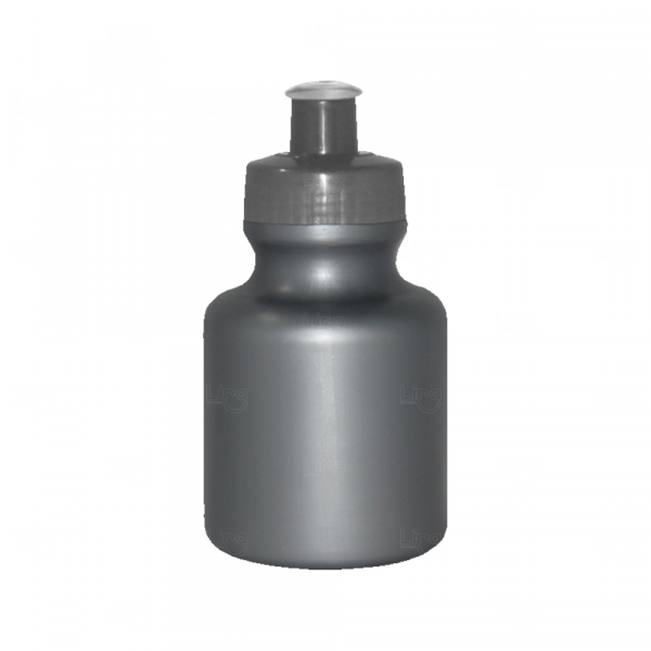 Mini Squeeze Personalizado Plastico - 300ml Cinza