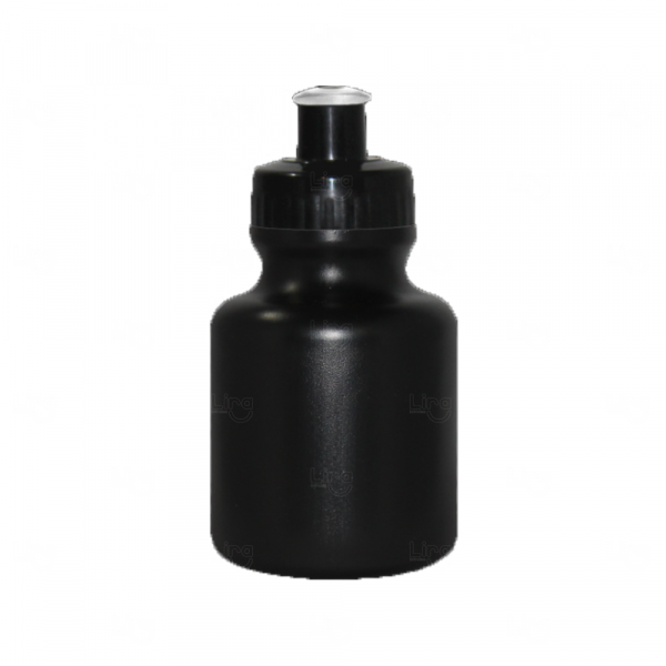 Mini Squeeze Personalizado Plastico - 300ml Preto