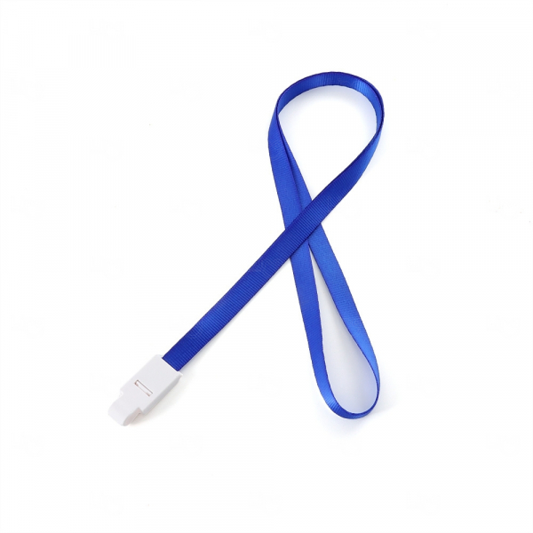 Cordão para Crachá Personalizado Poliéster Azul