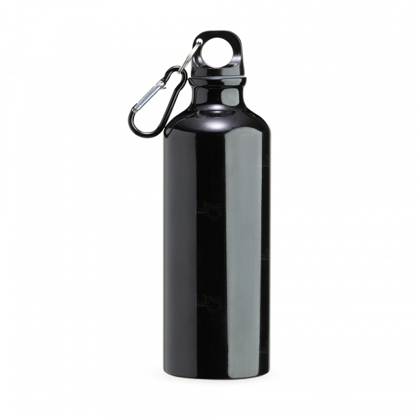 Squeeze Personalizado de Alumínio - 500ml Preto