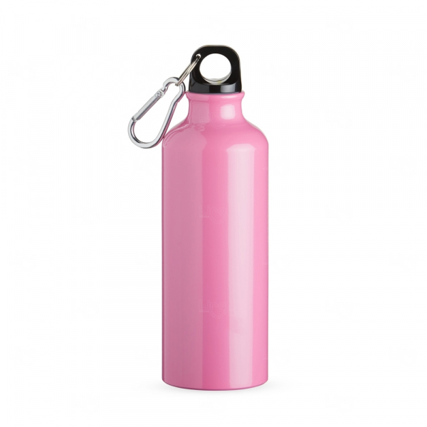 Squeeze Personalizado de Alumínio - 500ml Rosa Claro