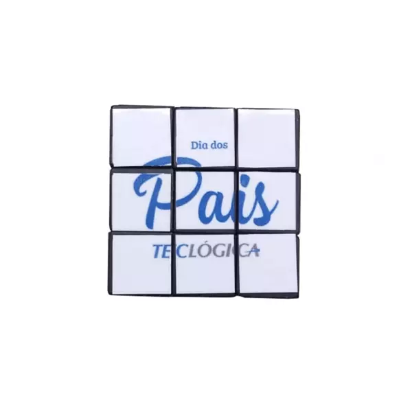 Cubo Mágico Personalizado - 5,5 x 5,5 cm 