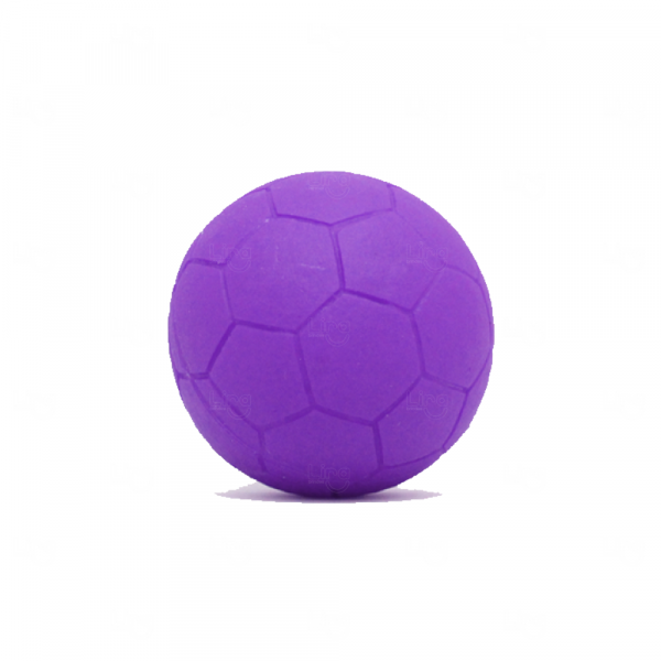 Bolinha de Futebol Personalizada com Gomos Marcados Roxo