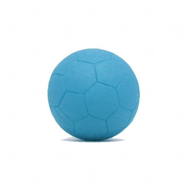 Bolinha de Futebol Personalizada com Gomos Marcados Azul Claro