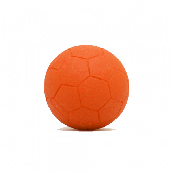 Bolinha de Futebol Personalizada com Gomos Marcados Laranja