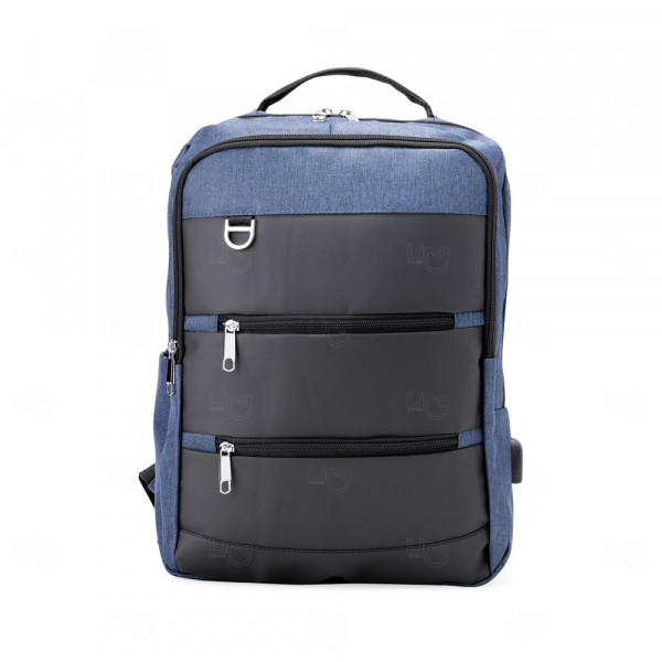 Mochila de Nylon Personalizada - 26L Azul