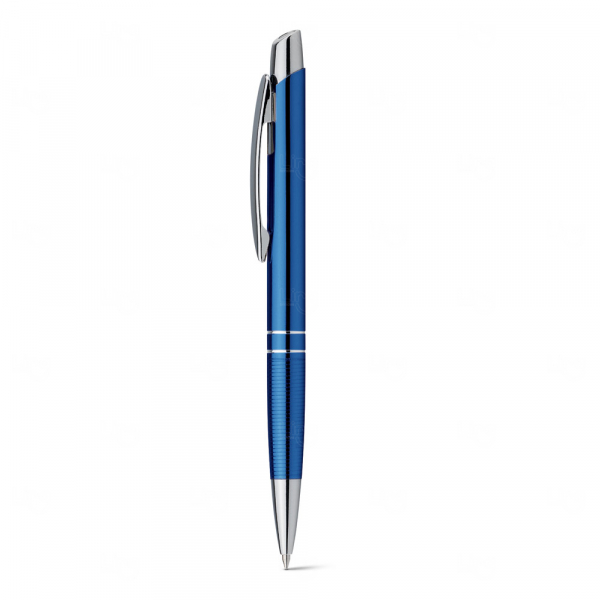 Caneta Personalizada de Aluminio Azul