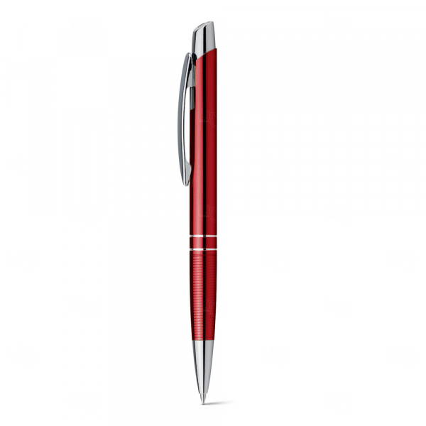 Caneta Personalizada de Aluminio Vermelho