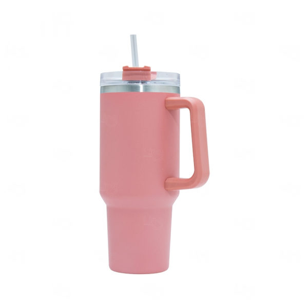 Caneca Térmica Personalizada - 1,2L Rosa