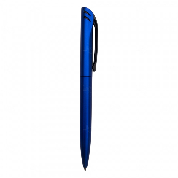 Caneta Personalizada de Plástico Azul