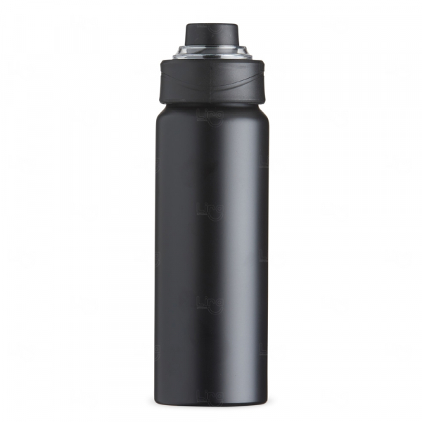 Squeeze Alumínio Personalizado - 800ml Preto