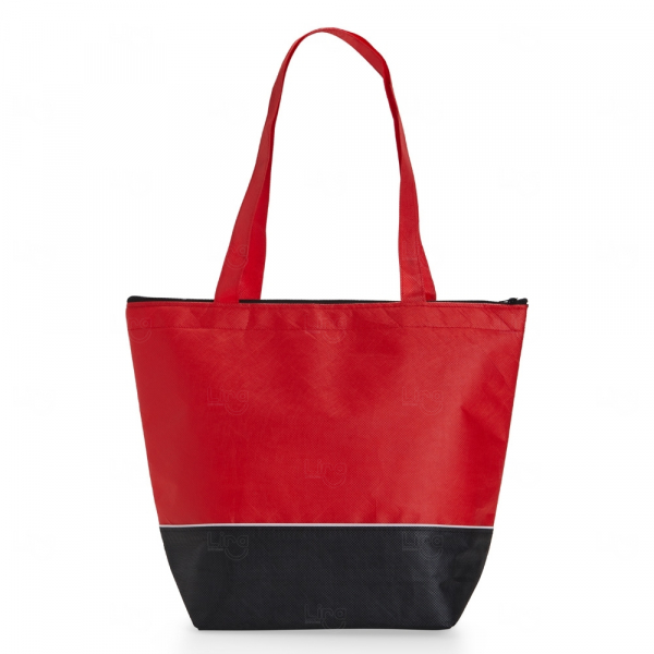 Sacola Ecológica Personalizada Térmica - 10L Vermelho e Preto