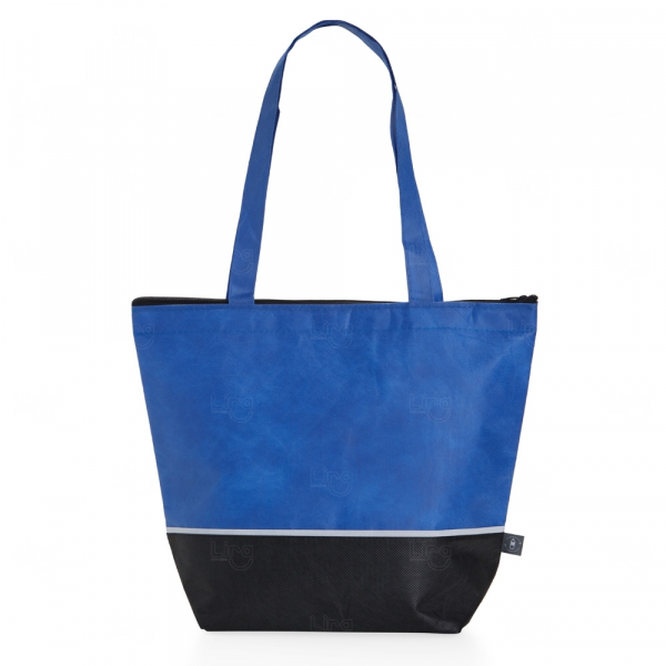 Sacola Ecológica Personalizada Térmica - 10L Azul e Preto