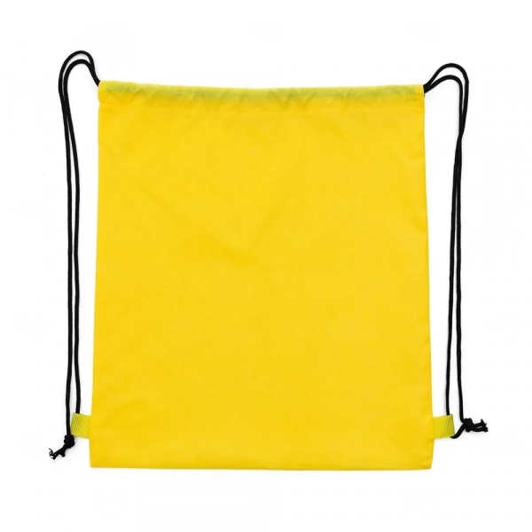 Sacochila do Zero em Nylon Personalizada - 42 x 35 cm Amarelo