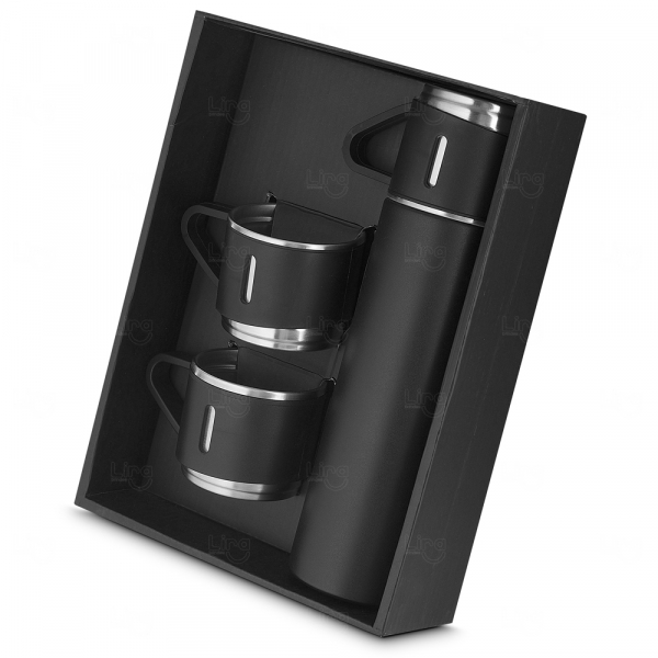 Kit Garrafa Copo Personalizado - 4 Peças