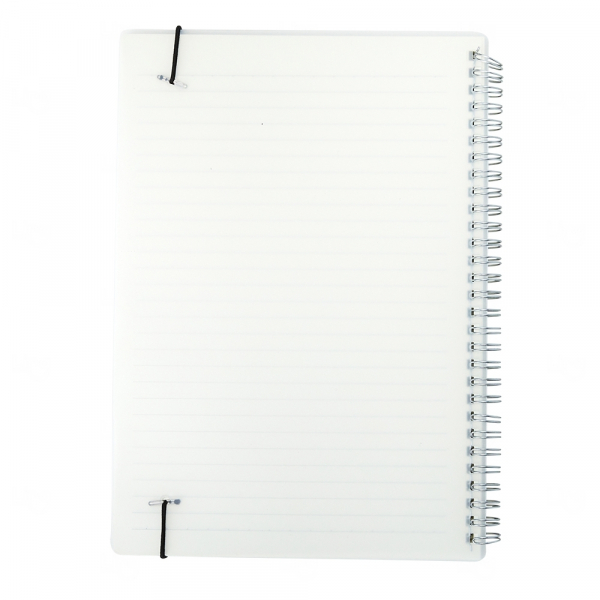 Caderno B5 com Capa Plástica Personalizado - 26 x 19 cm 
