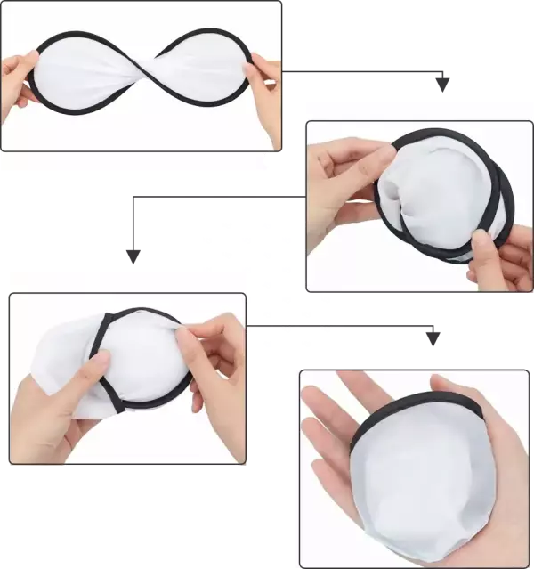 Leque em Nylon Dobrável 100% Personalizado 