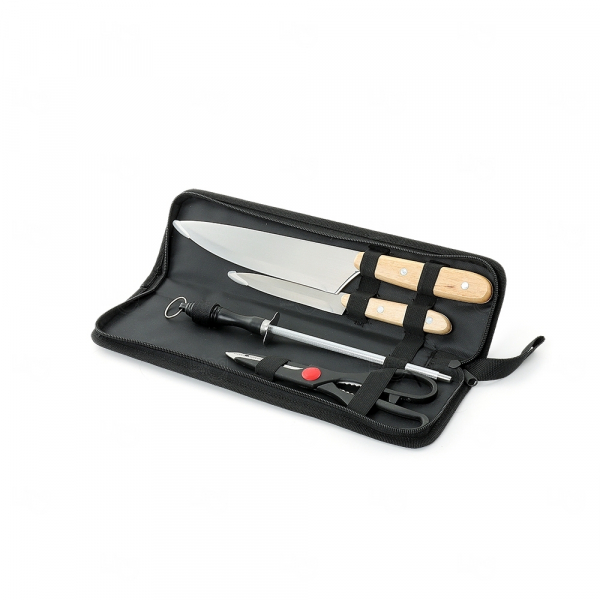 Kit Churrasco Personalizado 4 Peças com Estojo