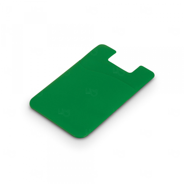 Porta Cartão de PVC Personalizado Verde