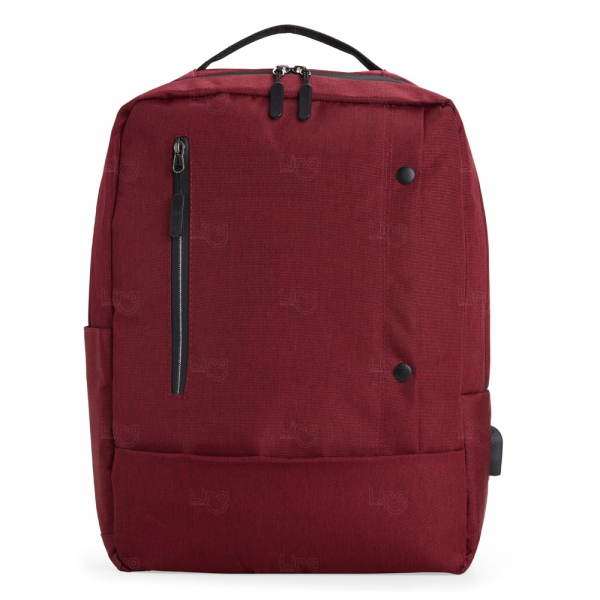 Mochila de Nylon Personalizada - 22L Vermelho