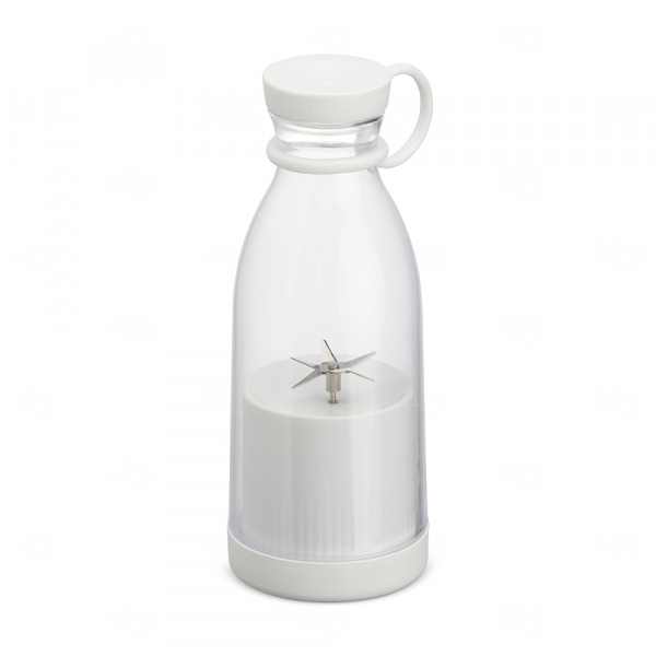 Garrafa com Misturador Personalizado - 380ml Branco