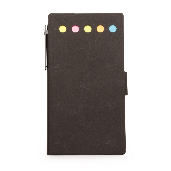 Bloco Ecológico Autoadesivo e Caneta Personalizado - 15 x 8,6 cm 