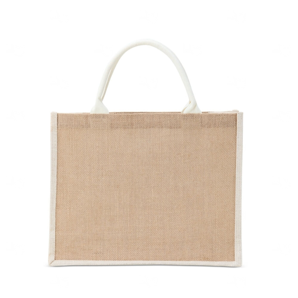 Sacola Ecológica de Juta Personalizada - 30,7 x 38 cm 