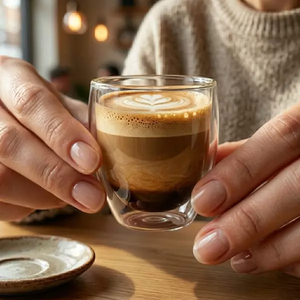 Copos de Vidro Duplo Personalizados - 80 ml - kit 02 copos 