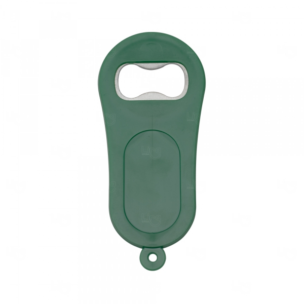 Abridor de Garrafa Plástico Personalizado Verde