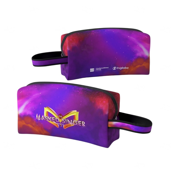 Nécessaire em Neoprene com Alça Personalizada - 22 x 15 cm 