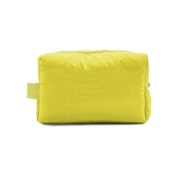 Necessaire Puffer Personalizada Amarelo