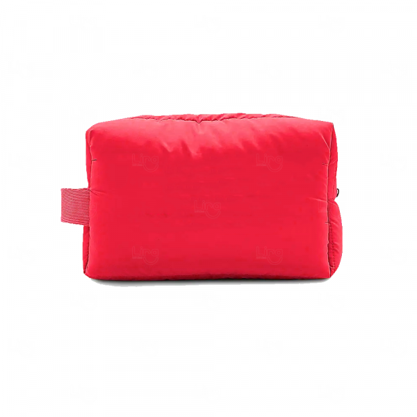 Necessaire Puffer Personalizada Vermelho