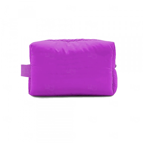 Necessaire Puffer Personalizada Roxo