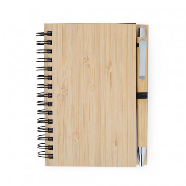 Caderno Ecológico e Caneta Personalizado - 14 x 10,6 cm