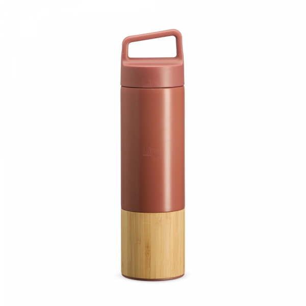 Garrafa Térmica Inox 550 ml com Infusor Personalizada 