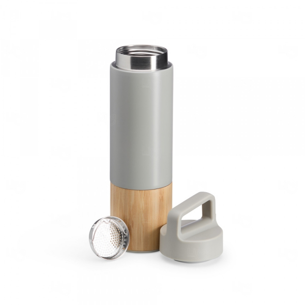 Garrafa Térmica Inox 550 ml com Infusor Personalizada 