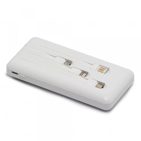 Power Bank 10.000 Mah com Indicador LED e Lanterna Personalizado 