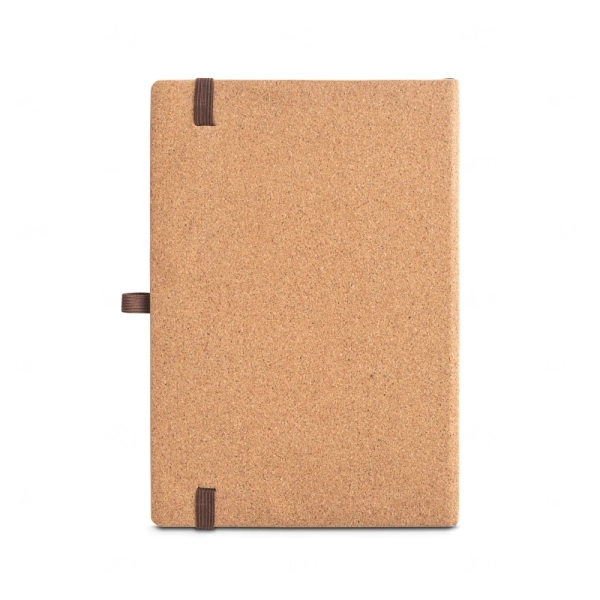 Caderno A5 Ecológico em Bambu e Cortiça Personalizado - 21x14cm 