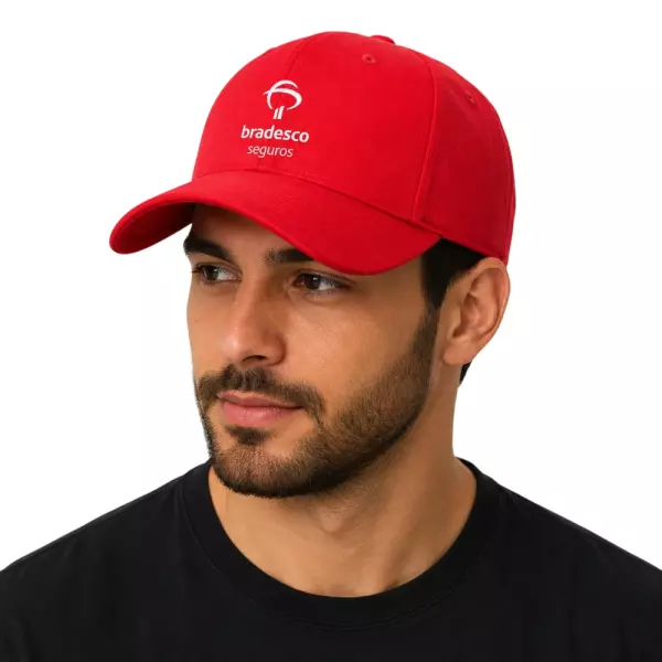 Boné em Poliéster com Aba Curva Personalizado