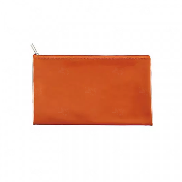 Pasta Zip Zap em PVC Cristal 20x25cm Personalizada 