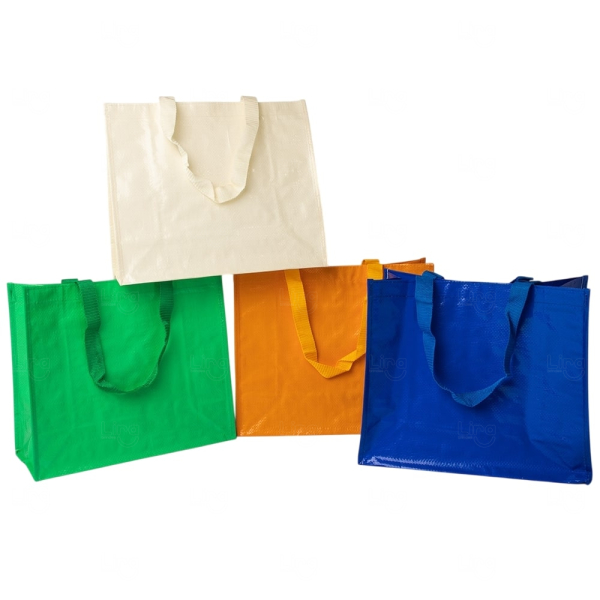 Sacola Ráfia Colorida Personalizada - 29,2 x 34,9 cm 