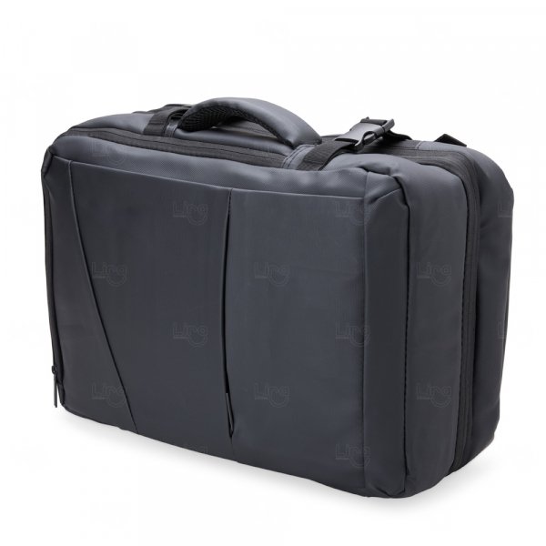 Mochila Expansível de Couro Sintético Personalizada - 36 Litros 