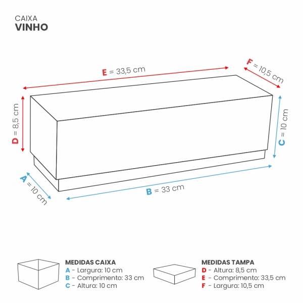 Caixa Cartonada para Vinho 750ml Personalizada 