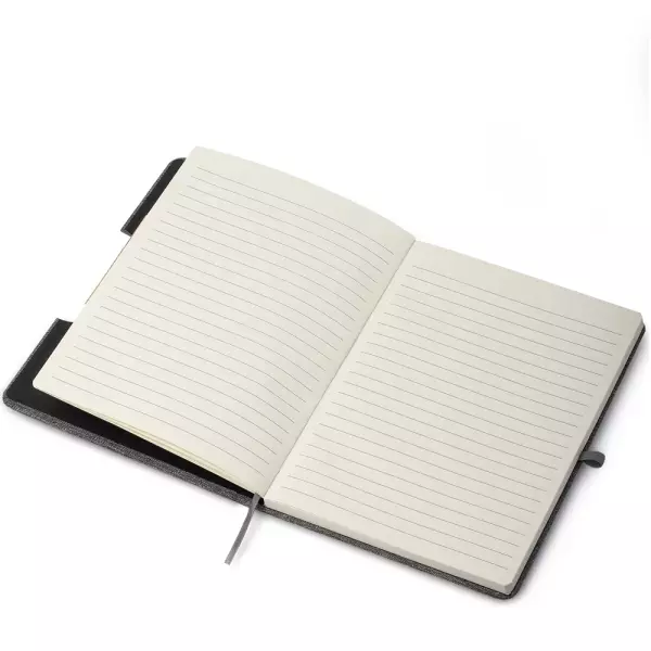 Caderno em RPET com Suporte para Celular Personalizado - 21x14cm 