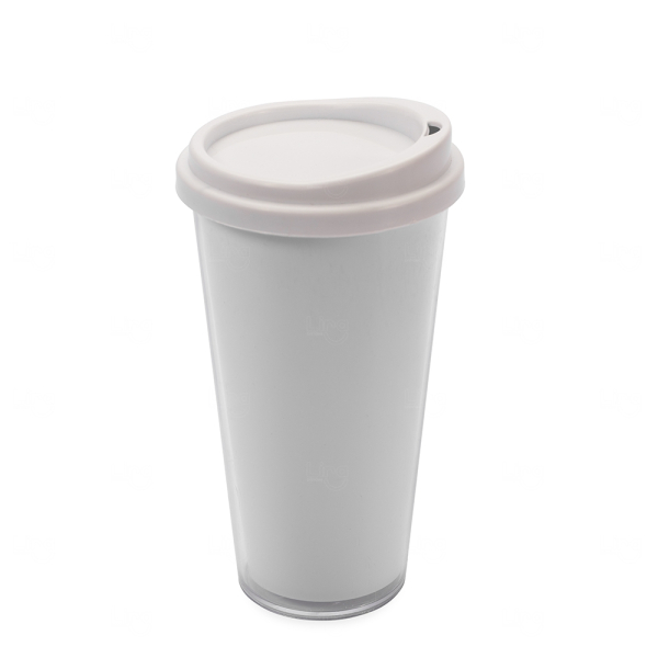 Copo Plástico Duplo Personalizado - 400ml 